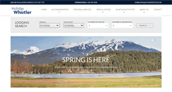 Desktop Screenshot of holidaywhistler.com